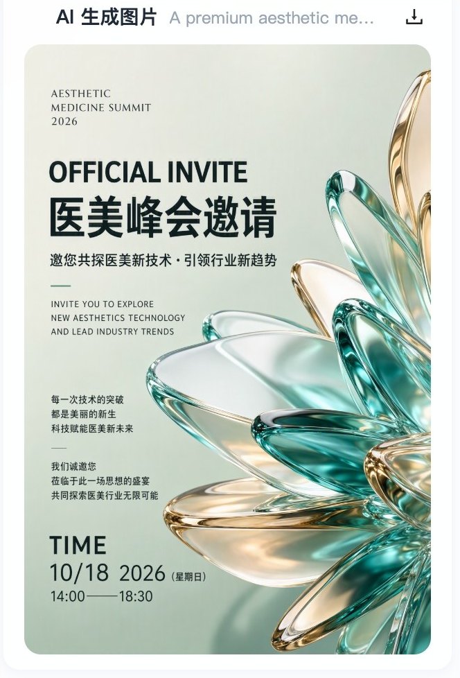 Mio 生成的峰会邀请海报
